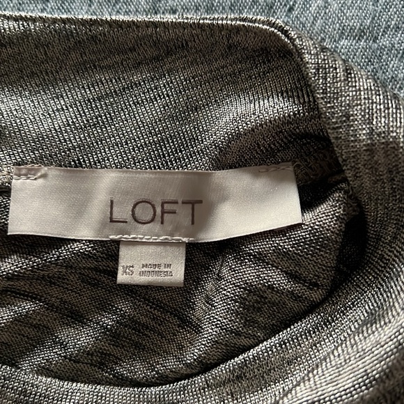 Loft - Matalic Knit Tank -XS - Picture 4 of 8